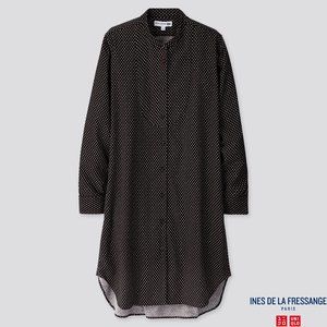Uniqlo Black Long Sleeve Dress